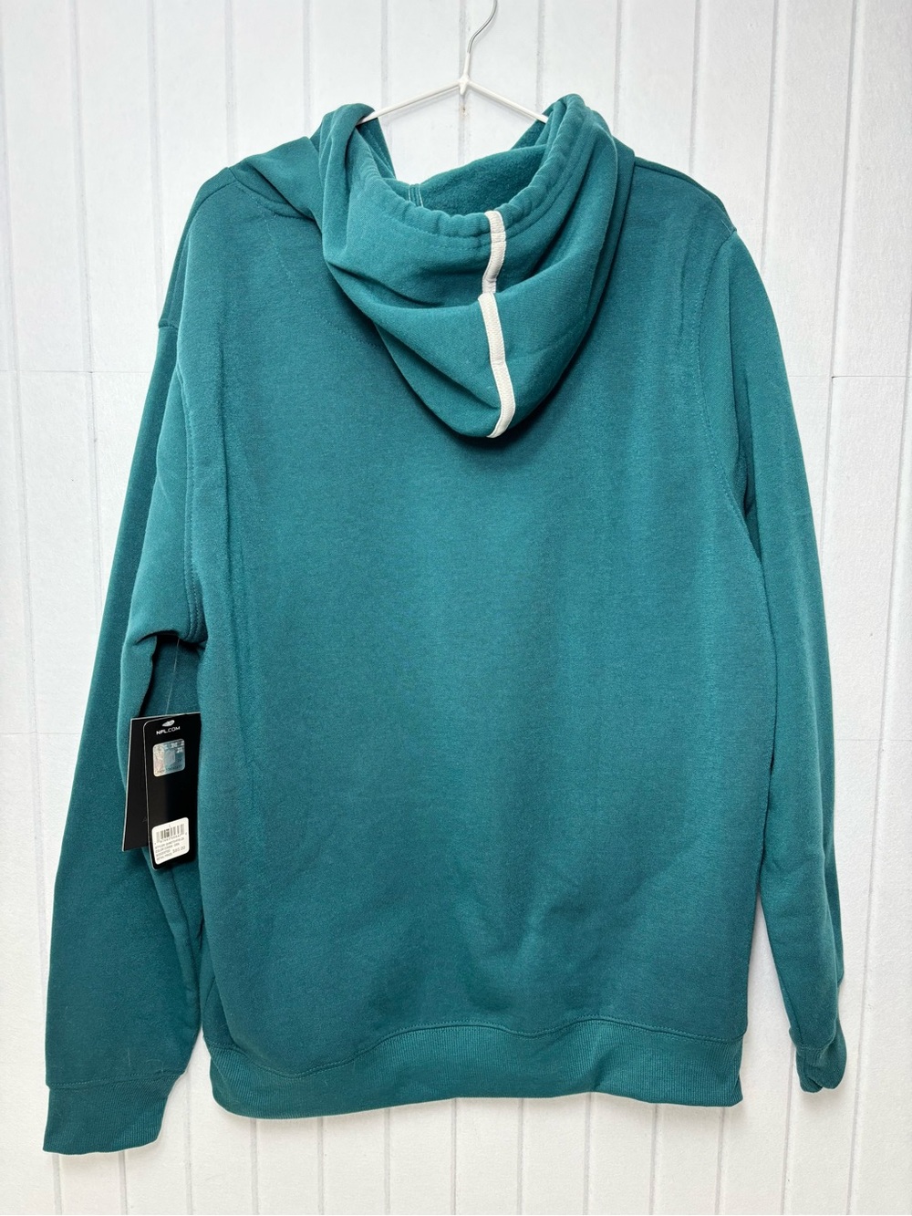 NFL Philadelphia Eagles Teal Pullover Hooded Sweatshirt Size L - Picture 4 of 12